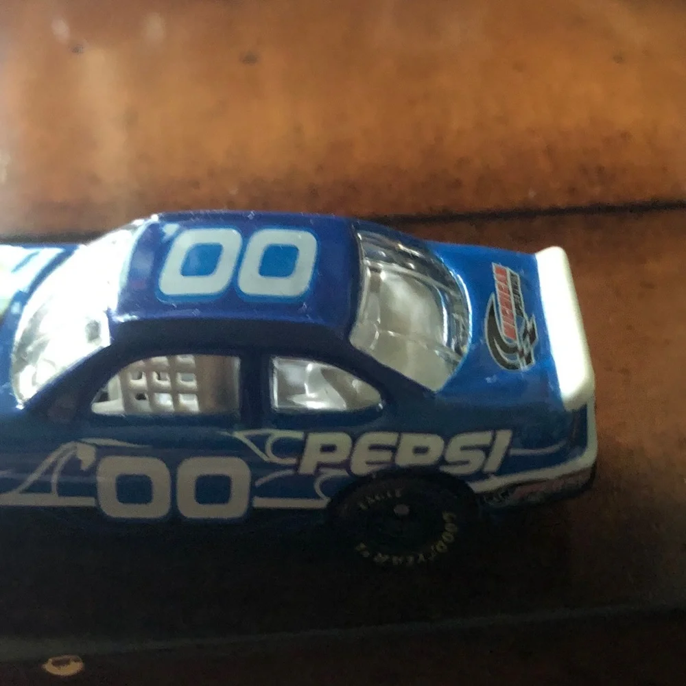 Pepsi Blue Die-Cast Racing Toy Car
